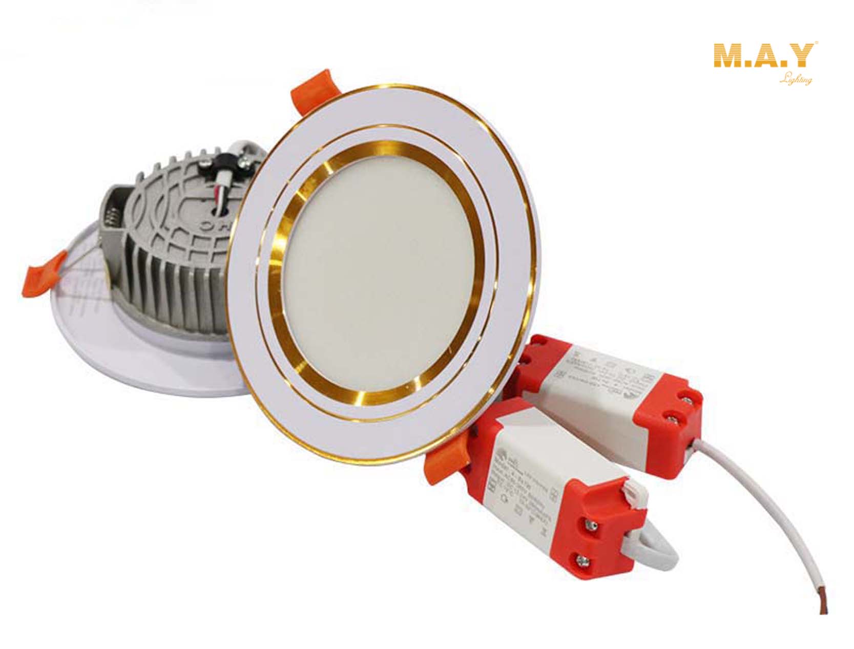 Đèn Led âm trần ốp nổi